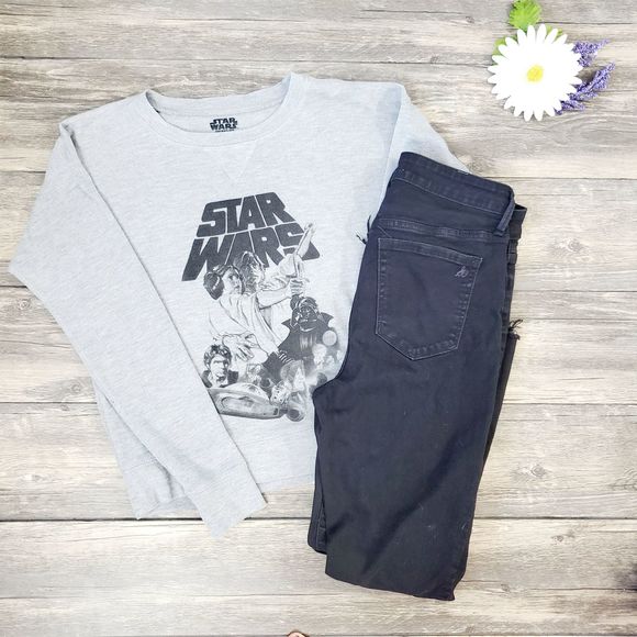 Star Wars Tops - Star Wars Graphic Crew Neck Sweatshirt